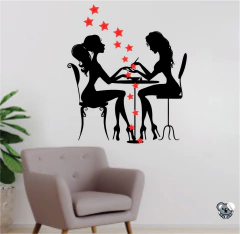 Adesivo de Parede para Manicures