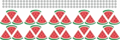 Adesivo De Parede Melancia E - Frutas e Bolinhas na internet