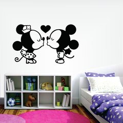 Adesivo De Parede infantil Mickey e Minnie