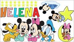 Adesivo De Parede Mickey E Minnie Babys
