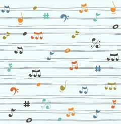 Papel de Parede Notas Musicais Coloridas