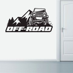 Adesivo de Parede Off Road Clube do Jipe