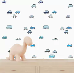 Papel de Parede Infantil Carrinhos