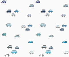 Papel de Parede Infantil Carrinhos - comprar online