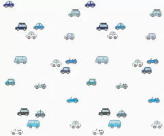 Papel de Parede Infantil Carrinhos - comprar online