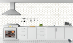 Papel de Parede Hexágonos 3D