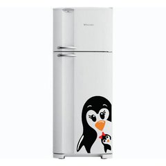Adesivo de geladeira pinguins