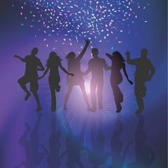 Papel de Parede Pista de Dança Discoteca