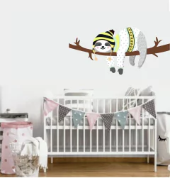 Adesivo de Parede Infantil Bicho Preguiça
