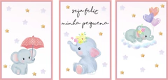 Quadros Decorativos em MDF Elefante - Elefantinho - comprar online