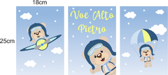 Quadros Decorativos em MDF Urso Aviador