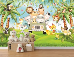 Papel de Parede Safari Jeep