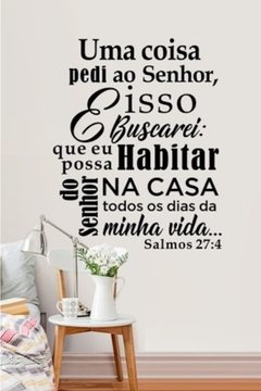 Adesivo de Parede Versículos - Salmo 27