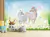 Papel de Parede Infantil Unicórnios e Flores