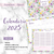 Calendario 2025 para imprimir - Flores Lila