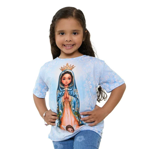 Blusa infantil Nossa Senhora Aparecida - comprar online
