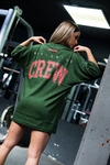 REMERA OVERSIZE PREMIUM CREW GREEN - comprar online