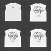 MUSCULOSA PREMIUM BOXY ROAR WHITE
