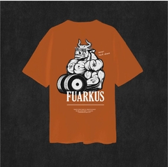 REMERA OVERSIZE PREMIUM FUARKUS ORANGE - comprar online