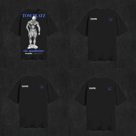 REMERA OVERSIZE PREMIUM PLATZ BLACK