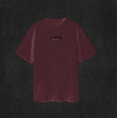 REMERA OVERSIZE PREMIUM UNIVERSITY 2.0 BORDEAUX - FUARK