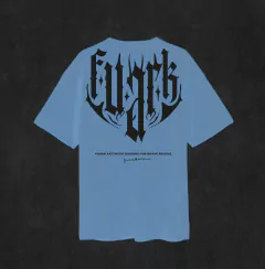 REMERA OVERSIZE PREMIUM YOURSELF LIGHTBLUE - comprar online