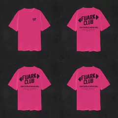 REMERA OVERSIZE PREMIUM GOODS PINK - FUARK