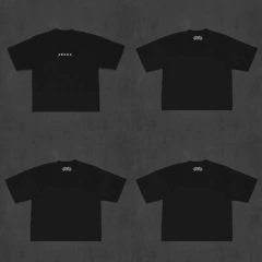 REMERA BOXY NEW GOTHIC BLACK en internet