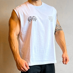 MUSCULOSA BOXY TRAIN HARDER WHITE - comprar online