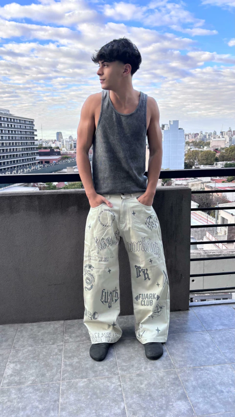 PANTALON ALL THE CONCEPTS CREME - comprar online