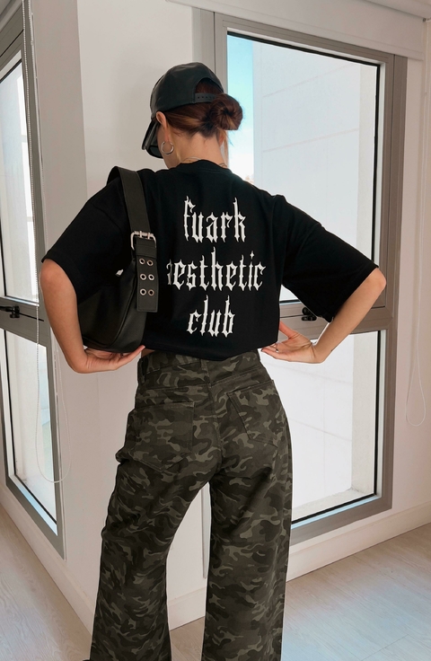 CROPTOP NEW GOTHIC CLUB BLACK - comprar online