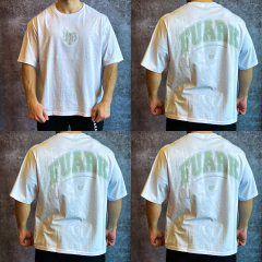 REMERA BOXY UNIVERSITY WHITE - comprar online