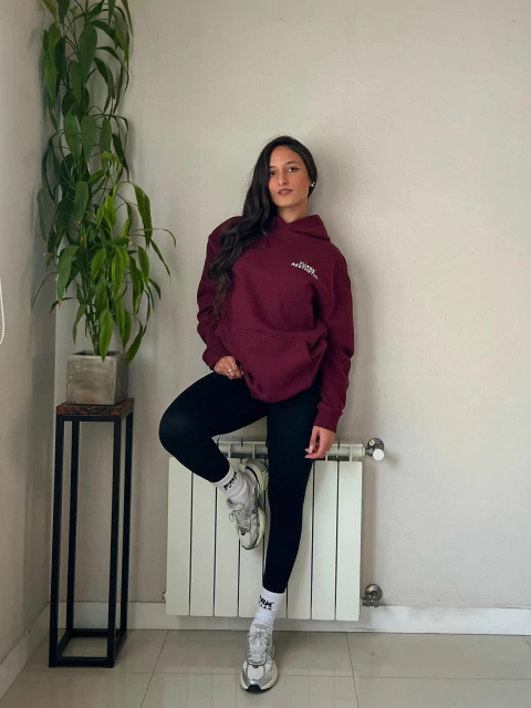 BUZO PESADO CITY BORDEAUX - comprar online