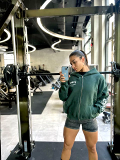 CAMPERA BOXY OASIS DARK GREEN - comprar online