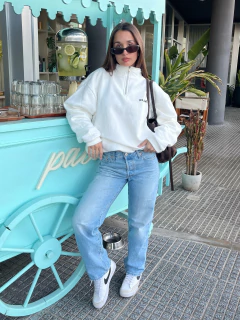 BUZO ZIP 4REAL CREME - FUARK