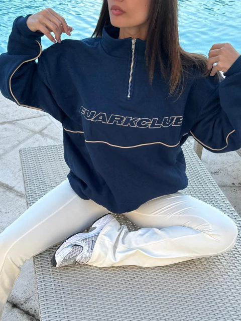 BUZO ZIP CLUB CONCEPT BLUE - comprar online