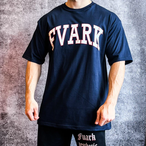 REMERA OVERSIZE FVARK BLUE - comprar online