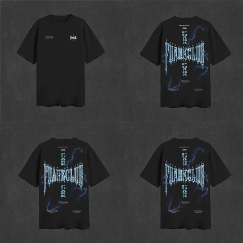 REMERA OVERSIZE PREMIUM BLUE THUNDER BLACK - comprar online