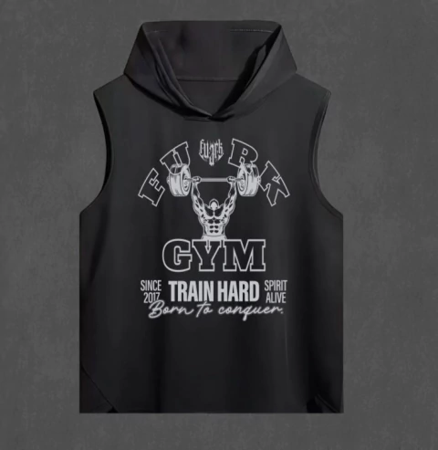 HOODIE TRAINHARD BLACK [PREVENTA 17/12]