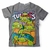 Remera TNMT Tortugas Game Gris Talle XL