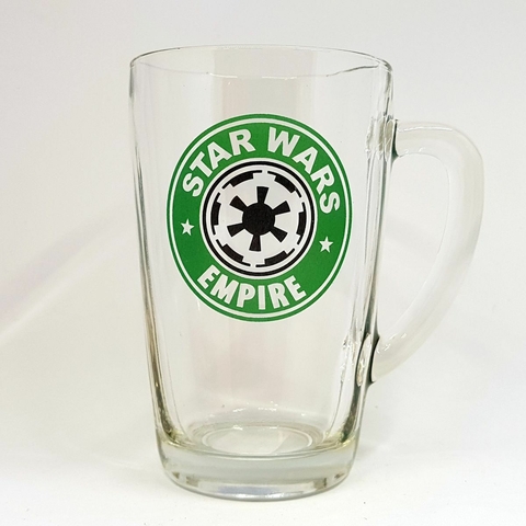 Taza Vidrio Baja - Star Wars Imperio Coffee Starbucks