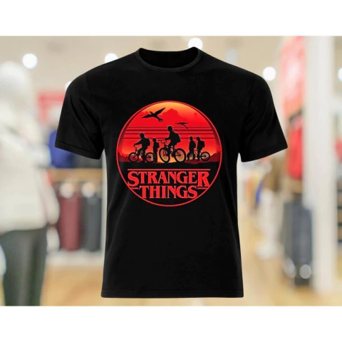 Remera Stanger Things Sombras Talle M