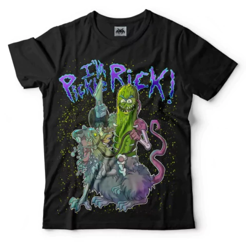 Remera Rick y Morty Pickle Rick Talle XXXL