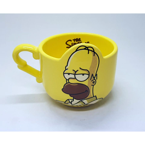Taza Reborde Homero sonrisa