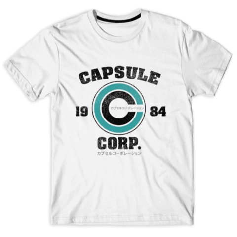Remera Dragon Ball Capsule Corp (S106) Talle XS