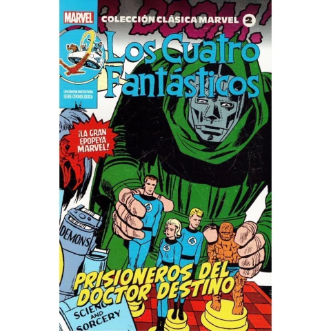 Colección Clásica de Marvel Vol.2 - Los Cuatro Fantásticos 1: ¡Prisioneros del Doctor Destino!