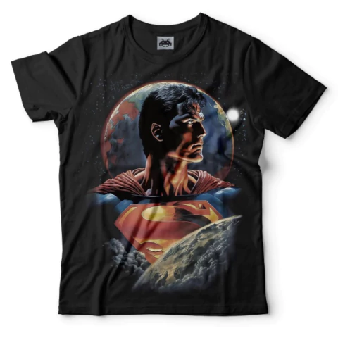 Remera Superman Espacio Talle XXL