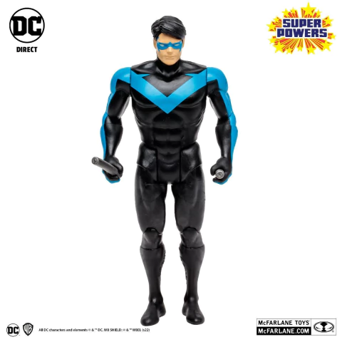 DC Super Powers - Nightwing - Figura 12cm. Articulado