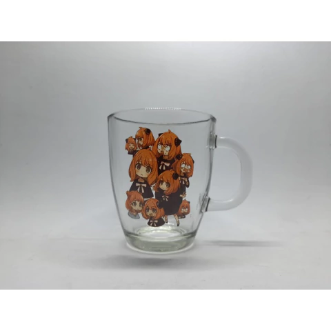 Taza Vidrio Baja - Spy Family Varia Anyas
