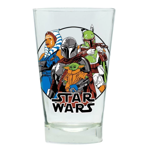 Vaso Vidrio Star Wars Mandalorian